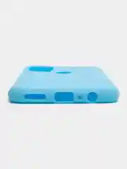 Голубой чехол силиконовый Huawei Honor 9A (Хуавей Хонор 9А), цветной, матовый