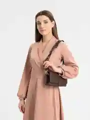 Коричневый сумка кросс-боди, женская, на плечо