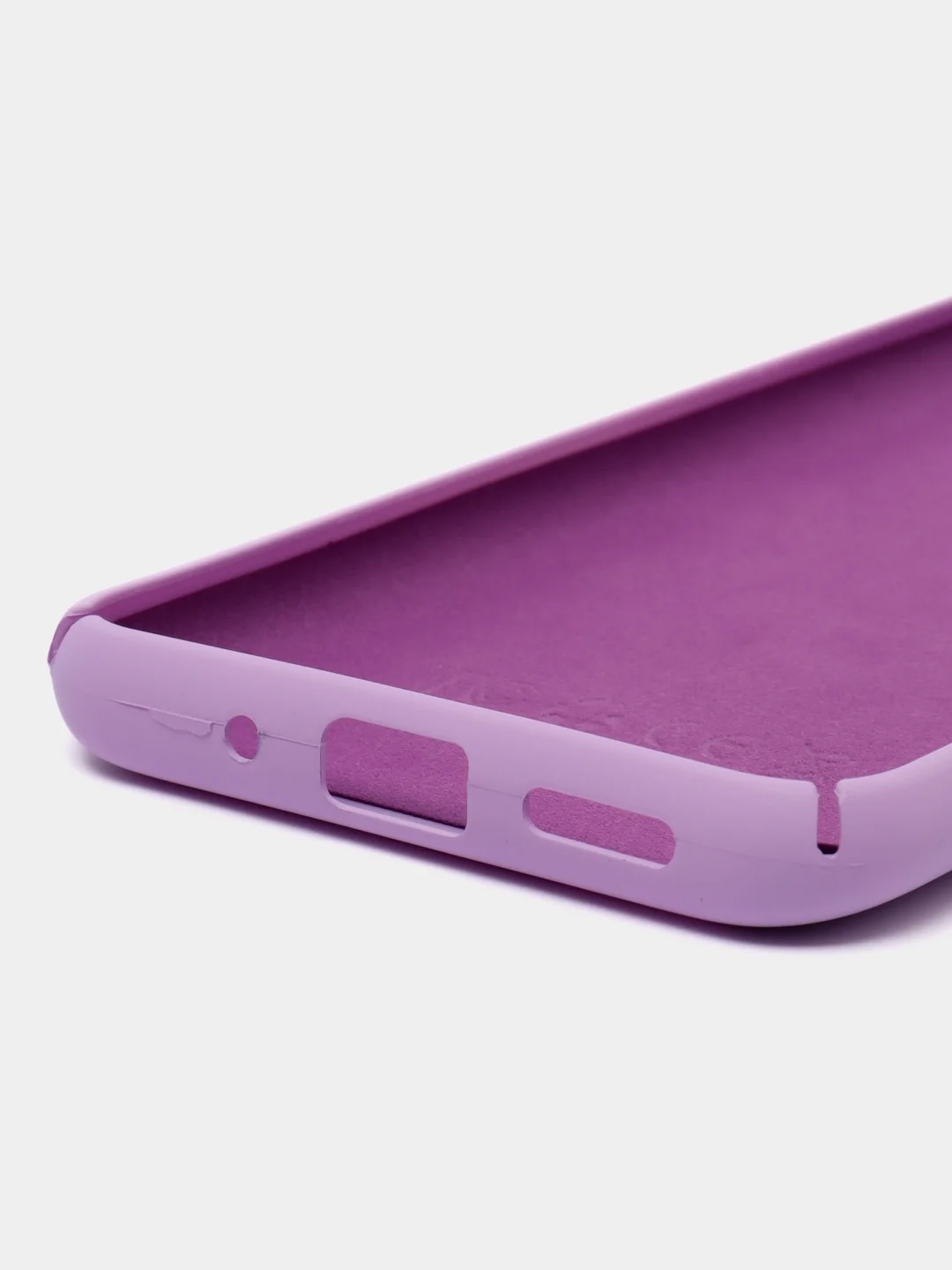 Аметистовый чехол Silicone Cove Xiaomi Redmi 9C, Redmi 9C NFC, Redmi 10A силиконовый, с закрытым низом