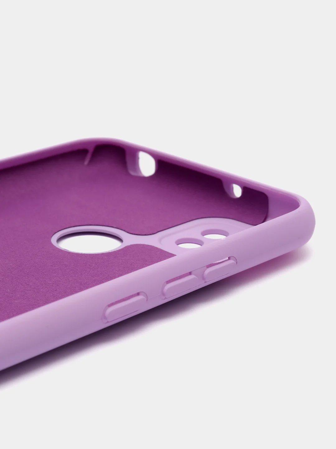 Аметистовый чехол Silicone Cove Xiaomi Redmi 9C, Redmi 9C NFC, Redmi 10A силиконовый, с закрытым низом