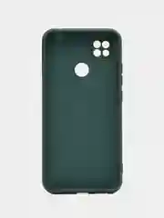 Зелёный хаки чехол Silicone Cove Xiaomi Redmi 9C, Redmi 9C NFC, Redmi 10A силиконовый, с закрытым низом