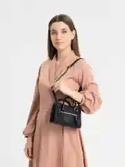 Черный сумка кросс-боди, женская