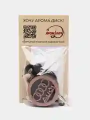 Голубой ароматизатор воздуха "Диск" для автомобиля, деревянный, подвесной
