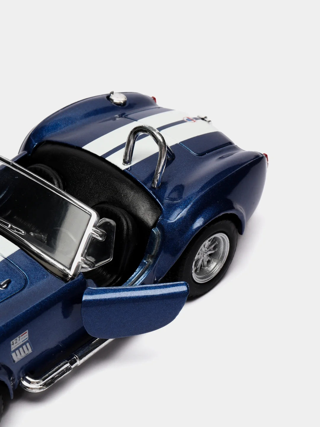 Синий машинка металлическая Kinsmart Shelby Cobra 427 KT5322D, 1:32
