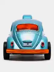 Голубой машинка металлическая Kinsmart Volkswagen Beetle Custom Dragracer KT5405D, 1:32