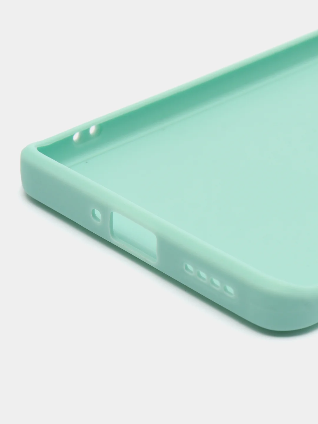 Мятный силиконовый чехол для Realme 10 Pro+ / 10 Pro Plus (Реалми 10 Про Плюс 5 Джи), прозрачный