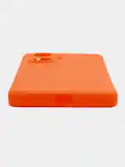 Оранжевый силиконовый чехол для Realme 10 Pro+  / 10 Pro Plus (Реалми 10 Про Плюс 5 Джи), прозрачный