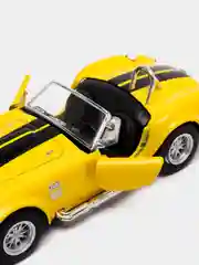Желтый машинка металлическая Kinsmart Shelby Cobra 427 KT5322D, 1:32