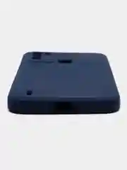 Темно-синий чехол для Itel Vision 1 pro, S16 (Ител Вижн 1 про, с16), силиконовый, с защитой камеры