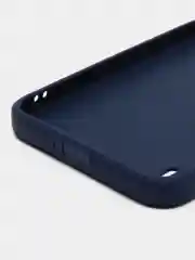 Темно-синий чехол для Itel Vision 1 pro, S16 (Ител Вижн 1 про, с16), силиконовый, с защитой камеры