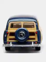 Темно-синий машинка металлическая Kinsmart Ford Woody Wagon KT5402D, 1:40