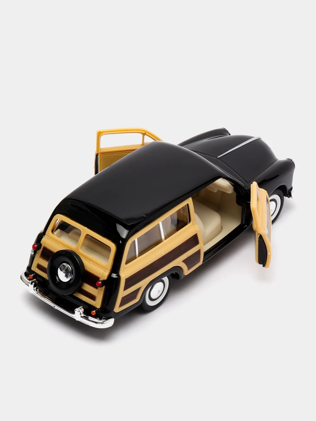 Черный машинка металлическая Kinsmart Ford Woody Wagon KT5402D, 1:40