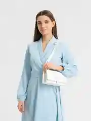 Белый сумка кросс-боди, женская, на плечо