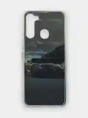 Тёмно-серый чехол Tecno Spark GO 2022, Tecno Spark 8C / Техно Спарк Го, Спарк 8 силиконовый с рисунком