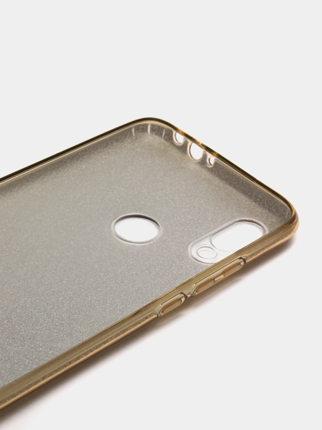 Золотой чехол для Xiaomi Redmi 7, глянцевые блестки
