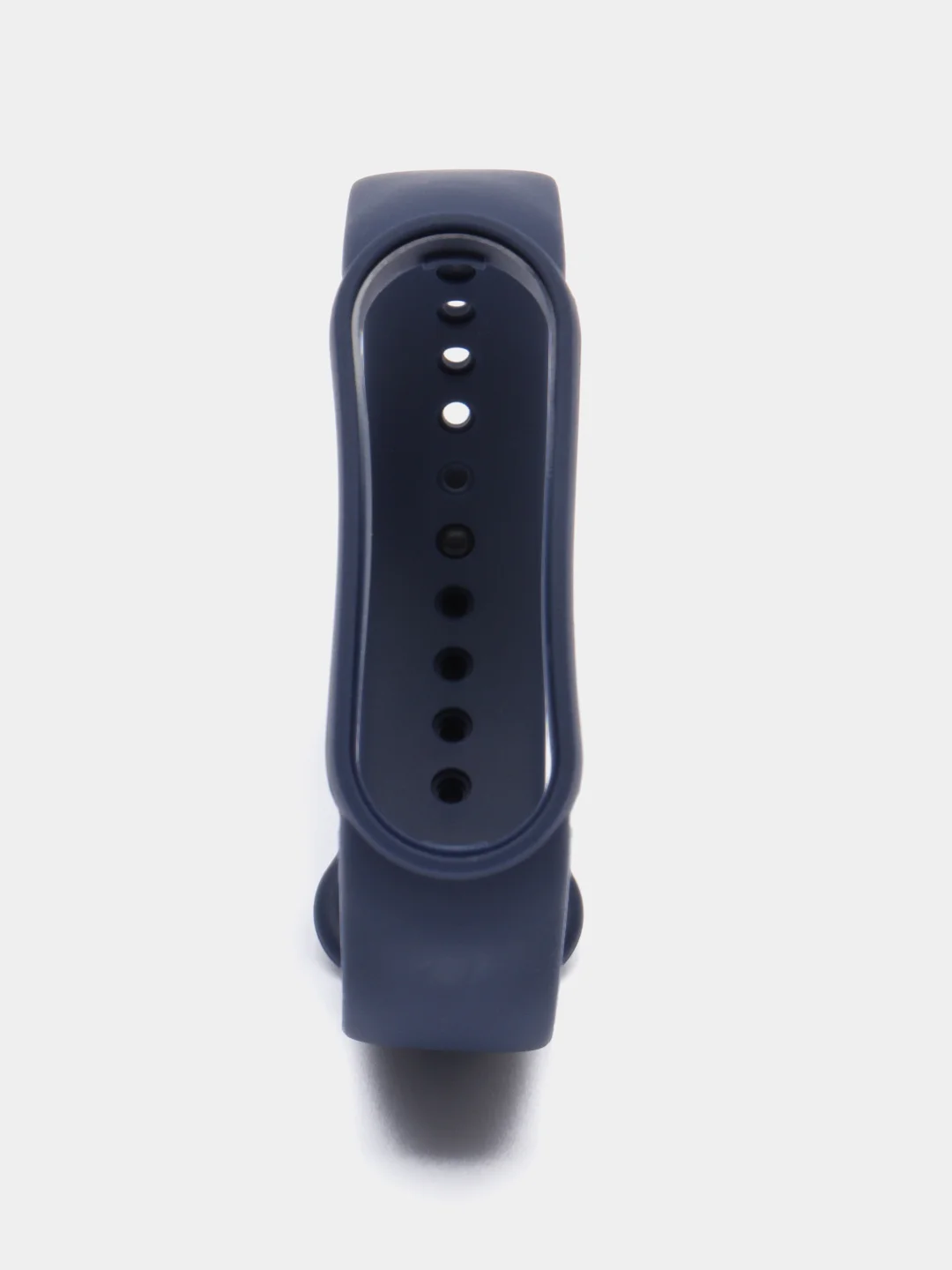 Темно-синий ремешок силиконовый для фитнес браслета Xiaomi Mi Band 5 Mi Band 6 (Ми Банд 5 Ми Банд 6)