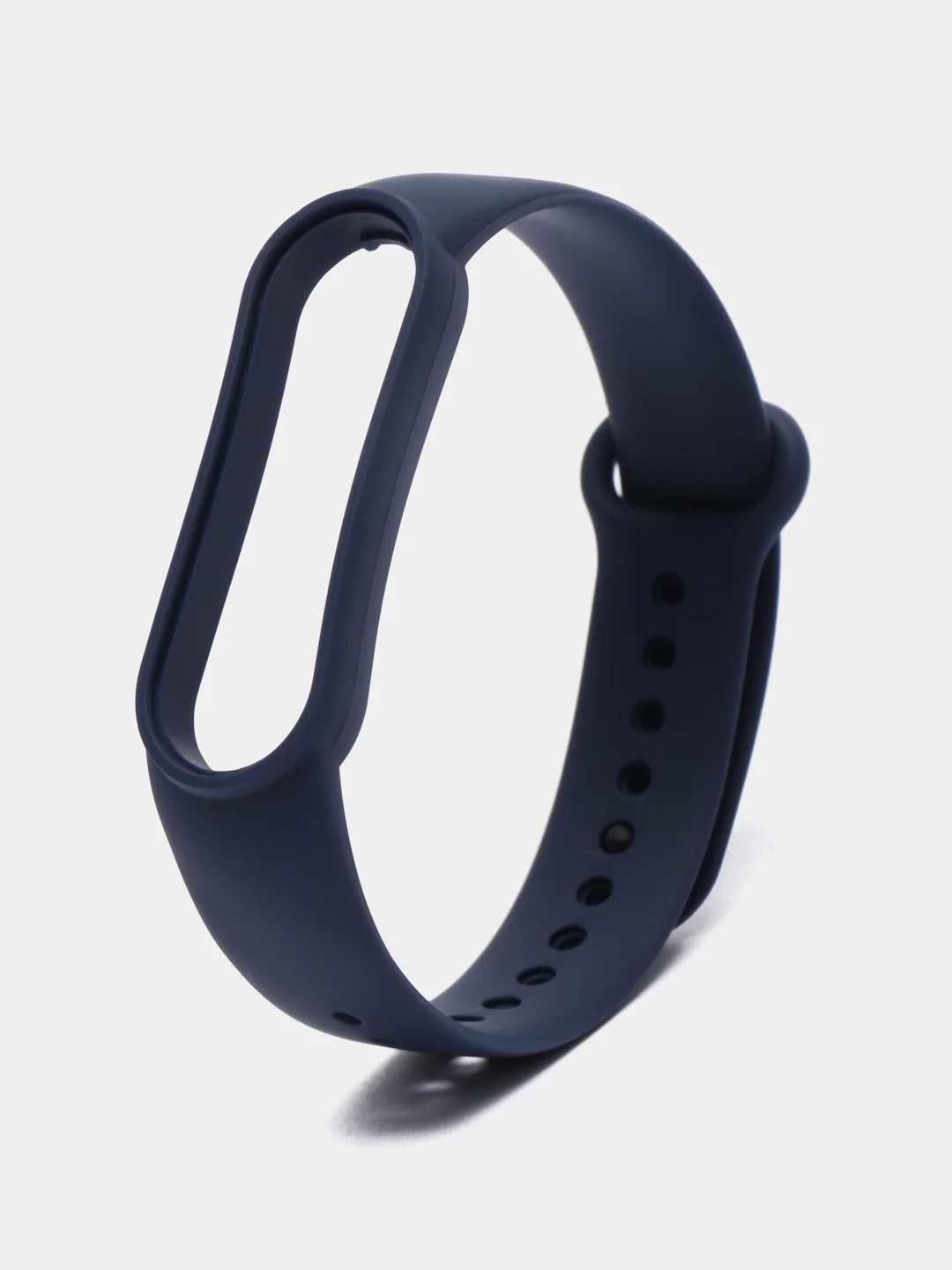 Темно-синий ремешок силиконовый для фитнес браслета Xiaomi Mi Band 5 Mi Band 6 (Ми Банд 5 Ми Банд 6)