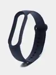 Темно-синий ремешок силиконовый для фитнес браслета Xiaomi Mi Band 5 Mi Band 6 (Ми Банд 5 Ми Банд 6)