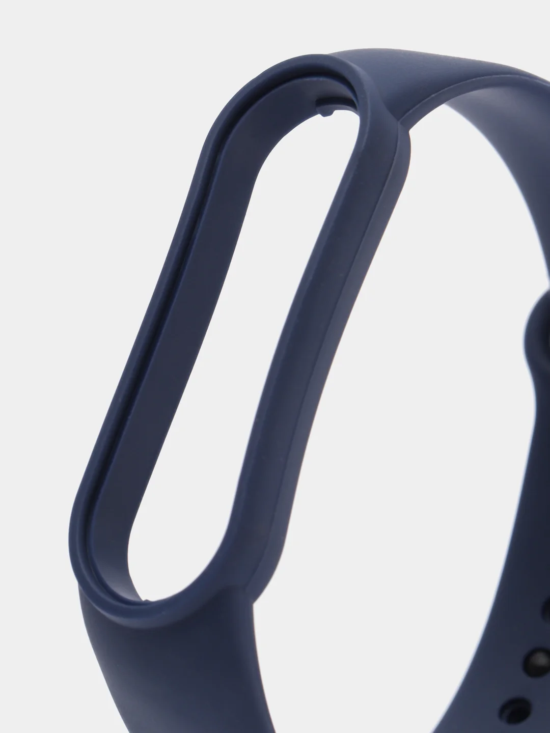 Темно-синий ремешок силиконовый для фитнес браслета Xiaomi Mi Band 5 Mi Band 6 (Ми Банд 5 Ми Банд 6)