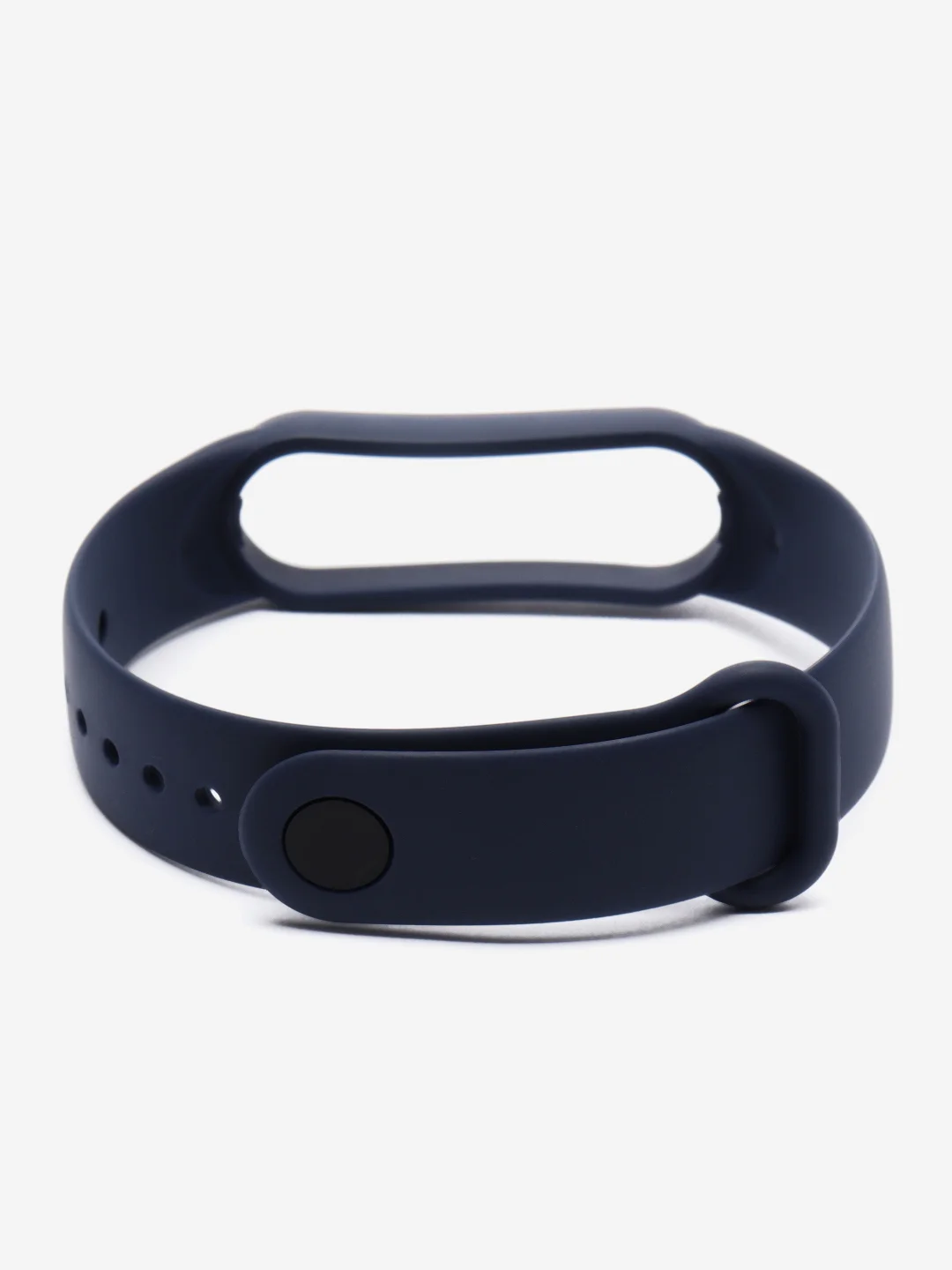 Темно-синий ремешок силиконовый для фитнес браслета Xiaomi Mi Band 5 Mi Band 6 (Ми Банд 5 Ми Банд 6)