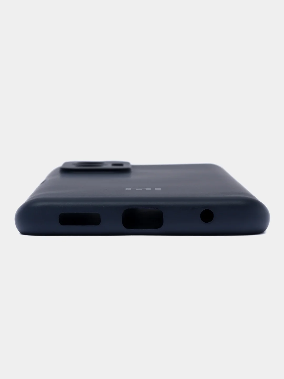 Синий меланж чехол силиконовый Silicone Case для Xiaomi Redmi Note 10 Pro