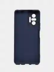 Синий меланж чехол силиконовый Silicone Case для Xiaomi Redmi Note 10 Pro