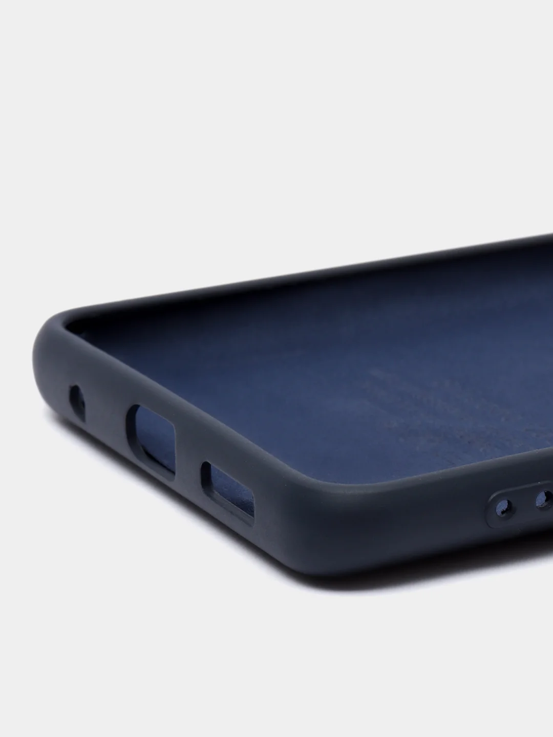 Синий меланж чехол силиконовый Silicone Case для Xiaomi Redmi Note 10 Pro