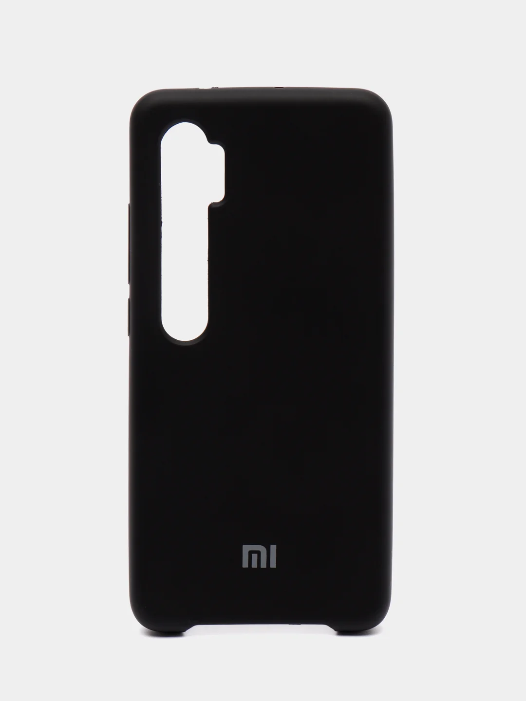 Черный силиконовый чехол для Xiaomi Mi Note 10 Lite