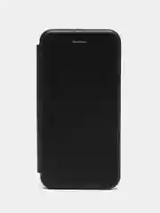 Черный чехол-книжка для Samsung J6+