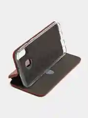 Коричневый чехол-книжка для Samsung A40