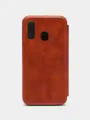 Коричневый чехол-книжка для Samsung A40