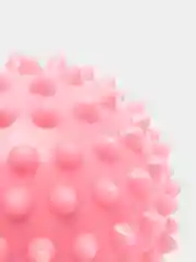 Розовый массажный мяч для МФР, проминания стопы, йоги и фитнеса, мяч с шипами