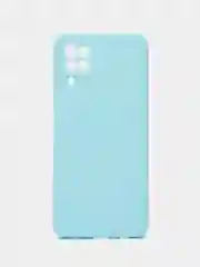 Голубой чехол силиконовый для Samsung Galaxy A12 / M12 ( Самсунг А12 / М12)