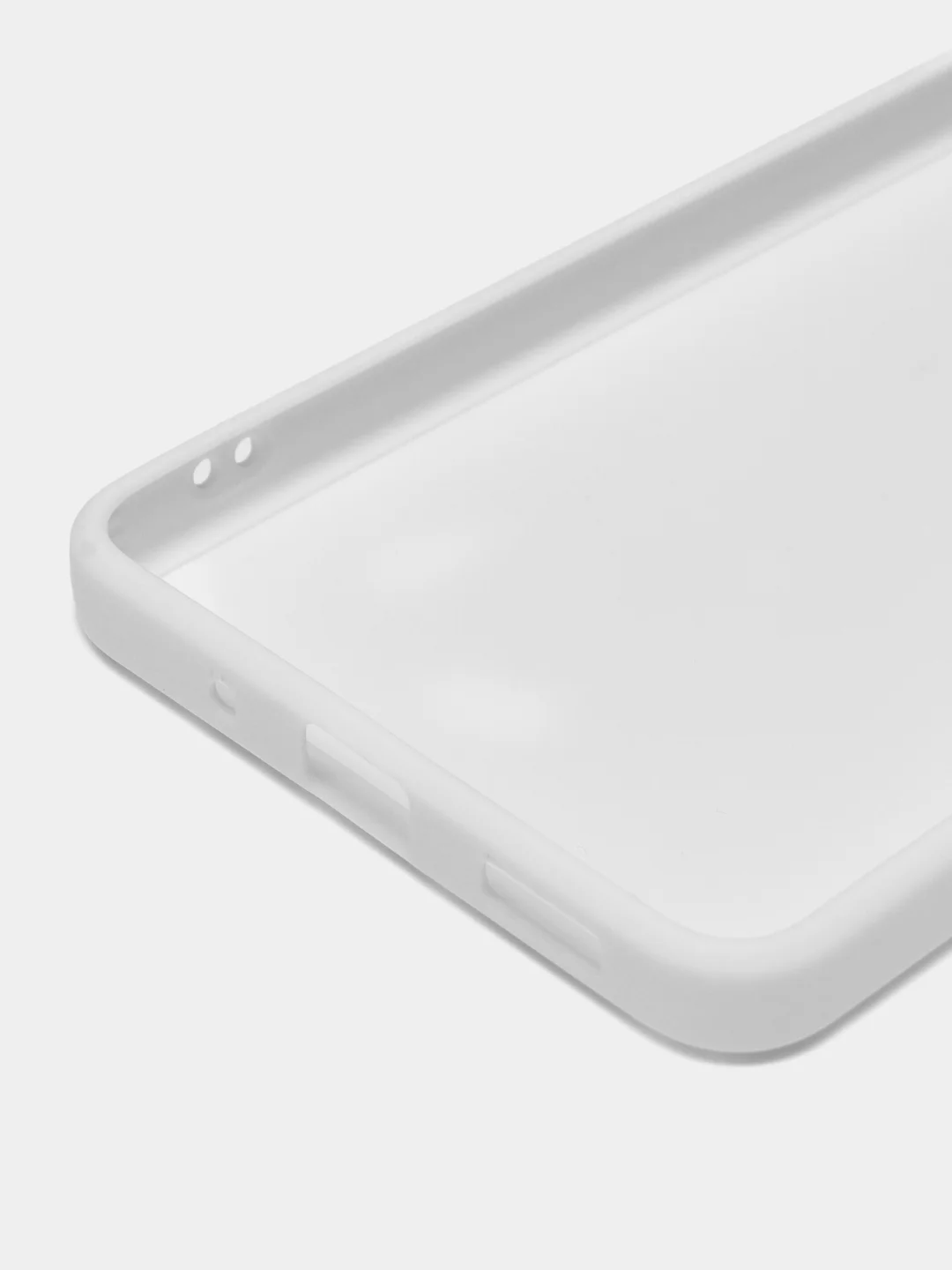 Белый чехол для Samsung M53 5G (Самсунг М53), с защитой камеры