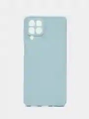 Светло-синий чехол для Samsung M53 5G (Самсунг М53), с защитой камеры