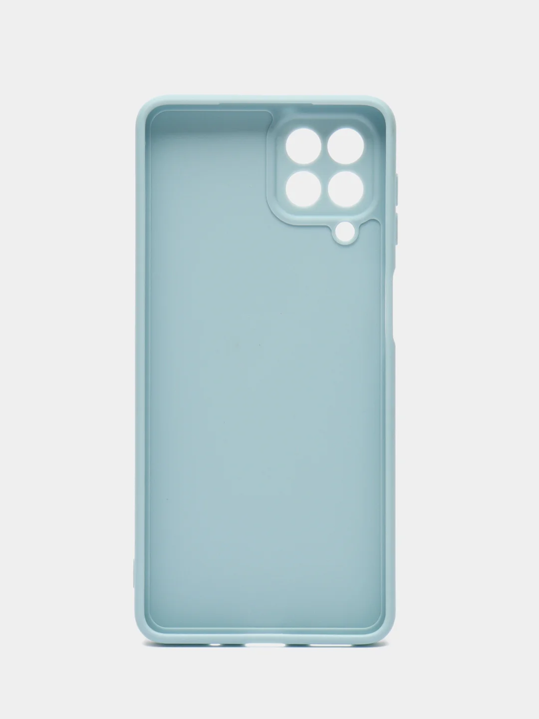 Светло-синий чехол для Samsung M53 5G (Самсунг М53), с защитой камеры