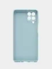 Светло-синий чехол для Samsung M53 5G (Самсунг М53), с защитой камеры