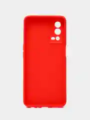 Красный чехол силиконовый для OPPO A55 (Оппо А55)