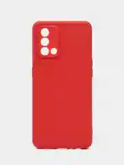 Коралловый чехол OPPO A74 4G (Оппо А74, 4джи), силиконовый