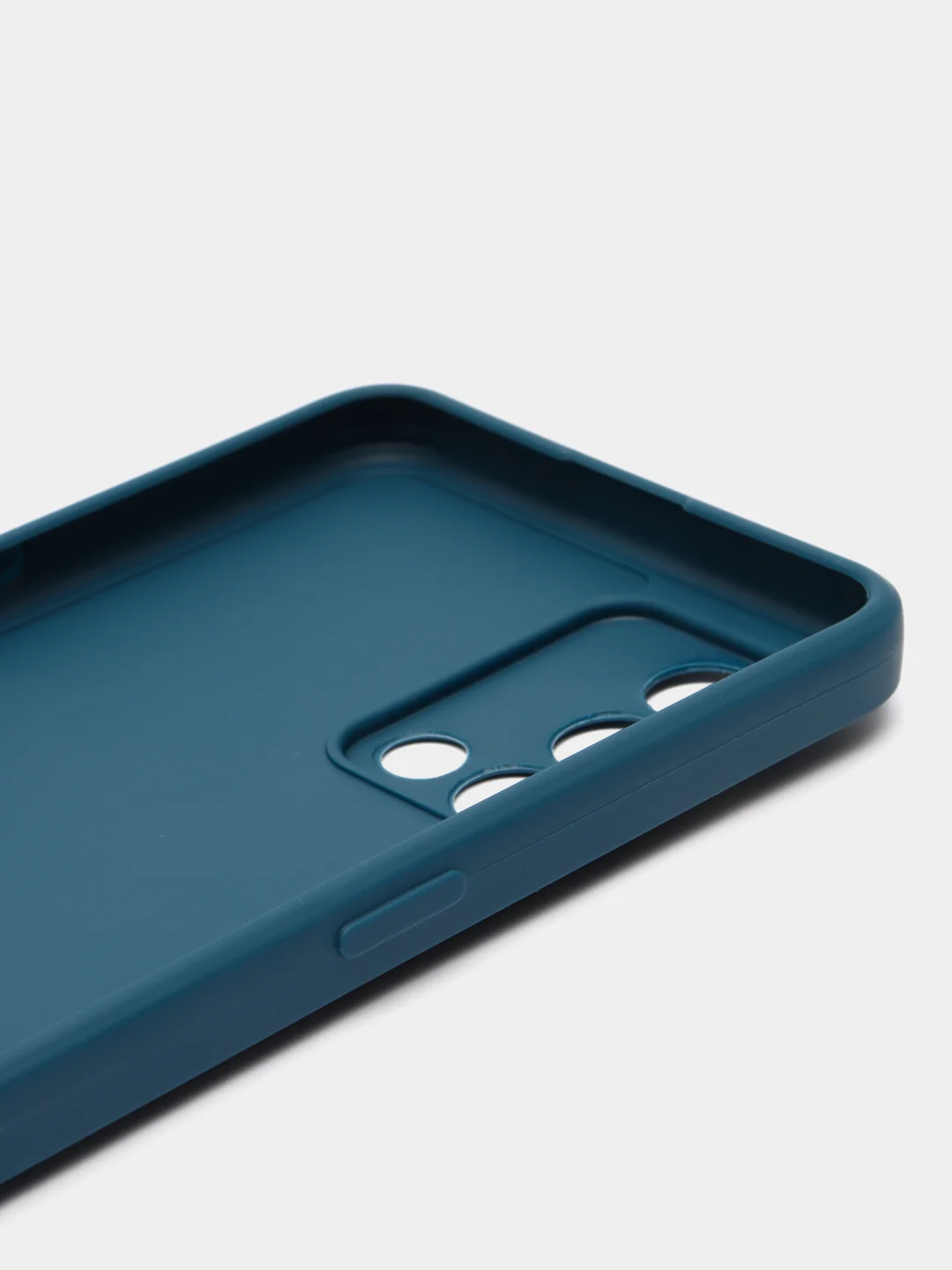 Синий чехол OPPO A74 4G (Оппо А74, 4джи), силиконовый