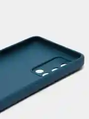 Синий чехол OPPO A74 4G (Оппо А74, 4джи), силиконовый