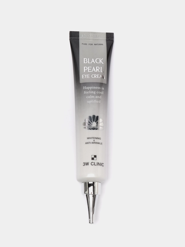 Крем для век 3W Clinic- Black pearl eye cream whitening, увлажнение, от кругов под глазами