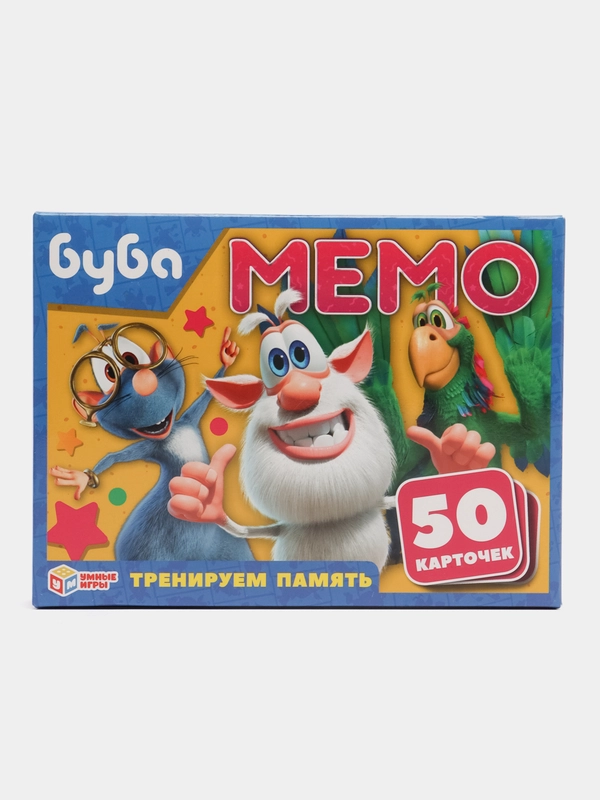 Настольная игра Умные игры "Мемо Буба", 50 карточек, 65 х 95 мм