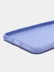 Светло-синий чехол силиконовый для IPhone 6 / 7/ 8 / SE 2020, с защитой камеры