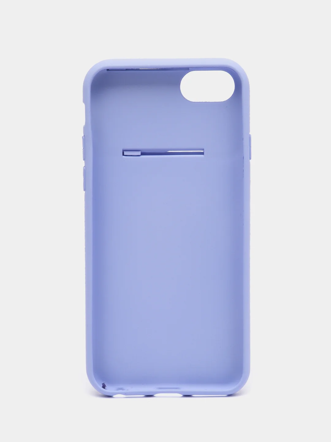 Светло-синий чехол силиконовый для IPhone 6 / 7/ 8 / SE 2020, с защитой камеры