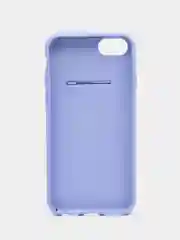 Светло-синий чехол силиконовый для IPhone 6 / 7/ 8 / SE 2020, с защитой камеры