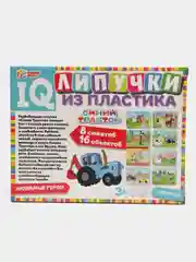 Настольная игра Синий трактор Любимые герои,  IQ Липучки из пластика, 230 х 180 х 45 мм