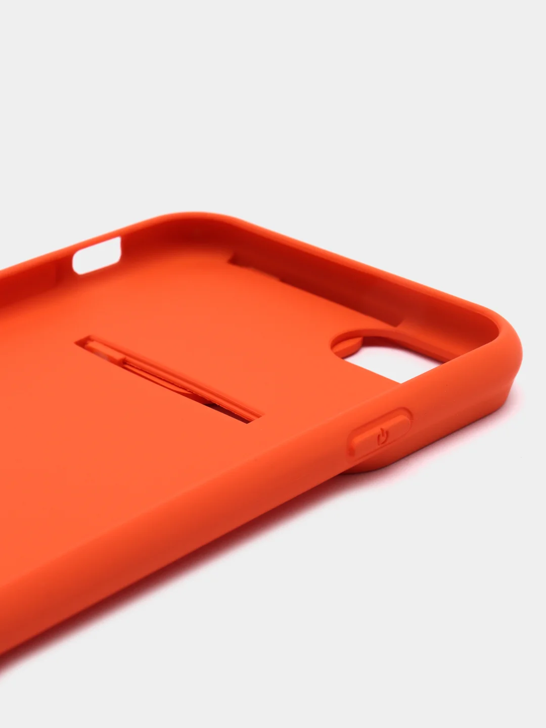 Оранжевый чехол силиконовый для IPhone 6 / 7/ 8 / SE 2020, с защитой камеры