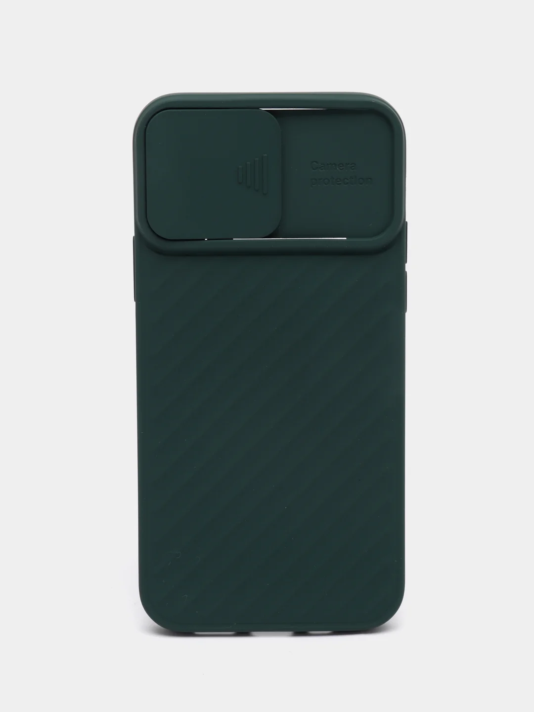 Тёмно-зелёный чехол для IPhone 12 mini / 12 / 12 Pro / 12 Pro Max, силиконовый, с защитой камеры