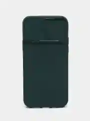 Тёмно-зелёный чехол для IPhone 12 mini / 12 / 12 Pro / 12 Pro Max, силиконовый, с защитой камеры